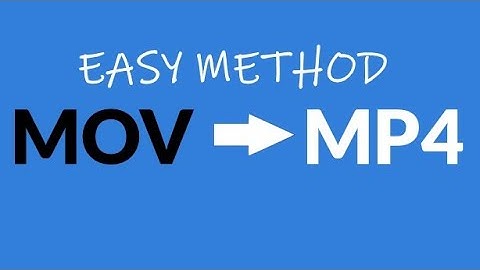 Best FREE Video Converter | Simple Method To Convert MOV File To MP4 | Convert MOV to MP4 Format