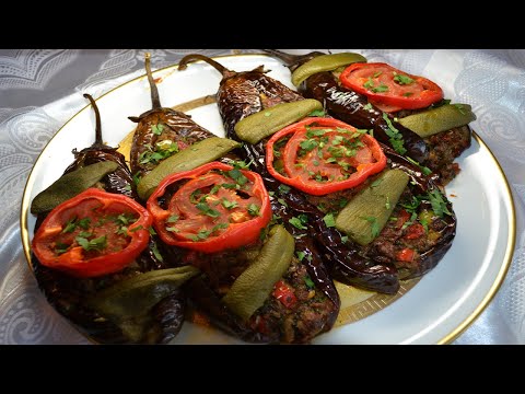 Пикантные фаршированные БАКЛАЖАНЫ по-турецки ОЧЕНЬ ВКУСНО и НЕЖНО