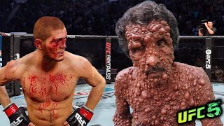 Khabib Nurmagomedov vs. Mutant Wart (EA sports UFC 5)