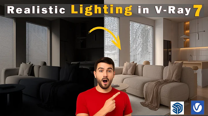 V-Ray 7 SketchUp Tutorial | Realistic Interior Lighting Tips for Stunning Renders