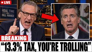 Bill Maher & Greg Gutfeld DESTROY Gavin Newsom's Social Media Trolling On LIVE TV