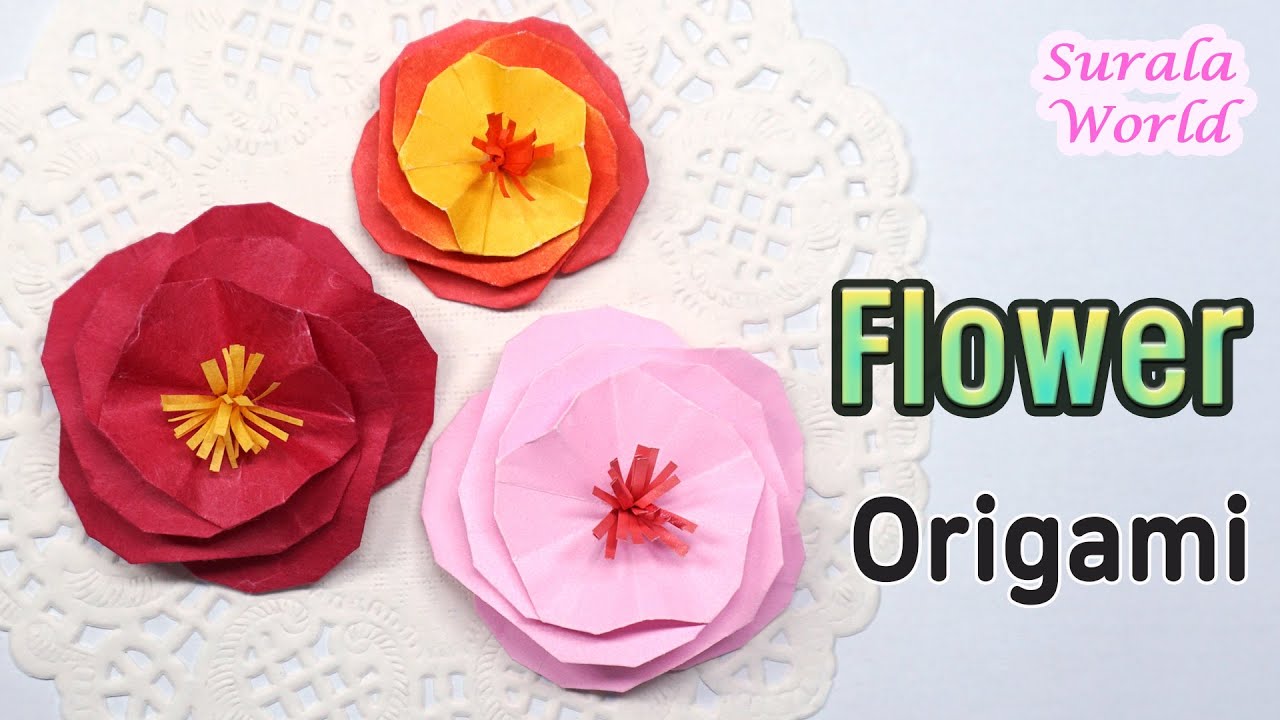 Paper Flower Camellia Tutorial 