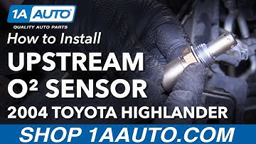 How to Replace Upstream O2 Oxygen Sensor 04-07 Toyota Highlander L4 2 4L