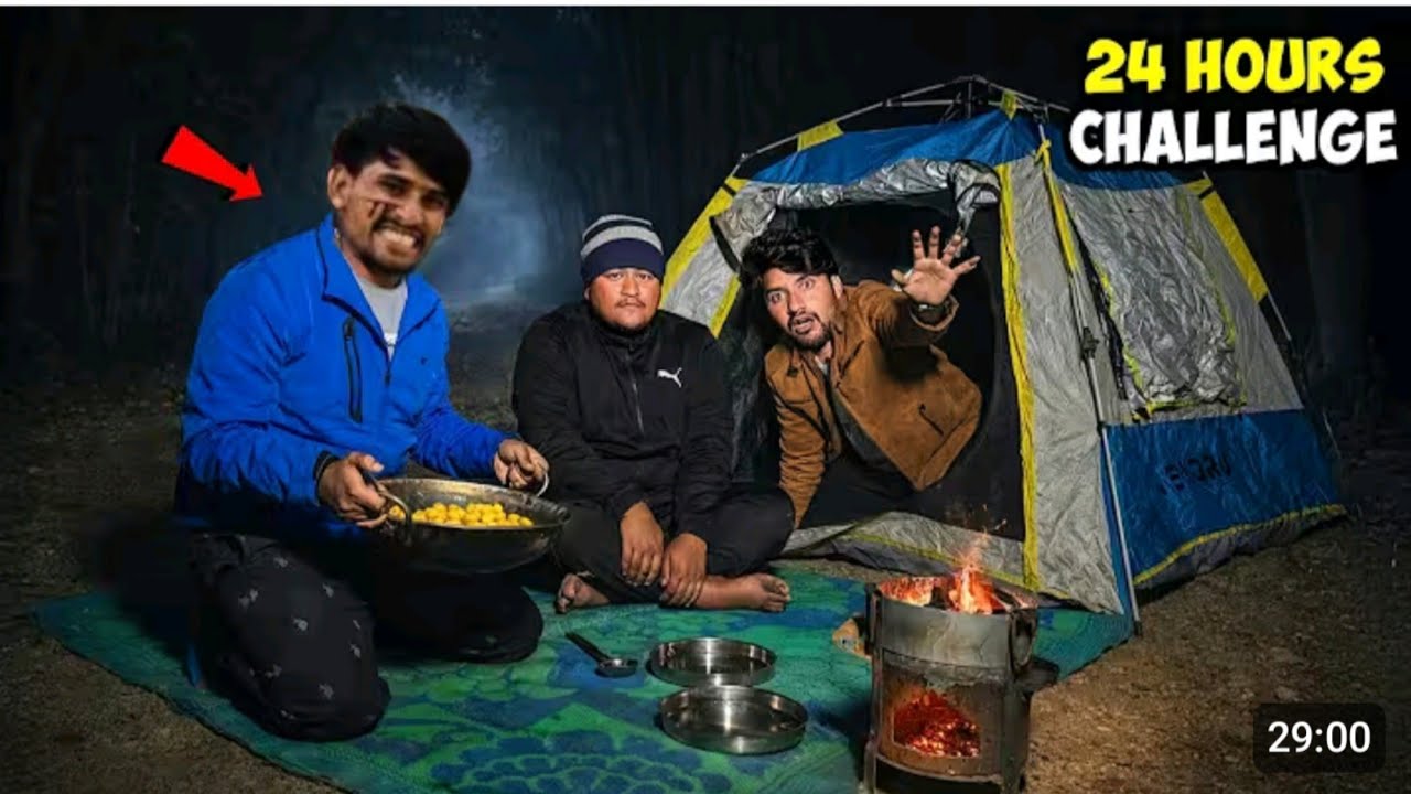 Night camping with friends | Uttrakhand camping | camping video | india experience | group camping 