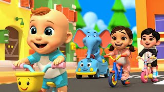 Racing Adventure Playtime with Farm Animals Nursery Songs | Wheels Go Round Baby Song screenshot 5