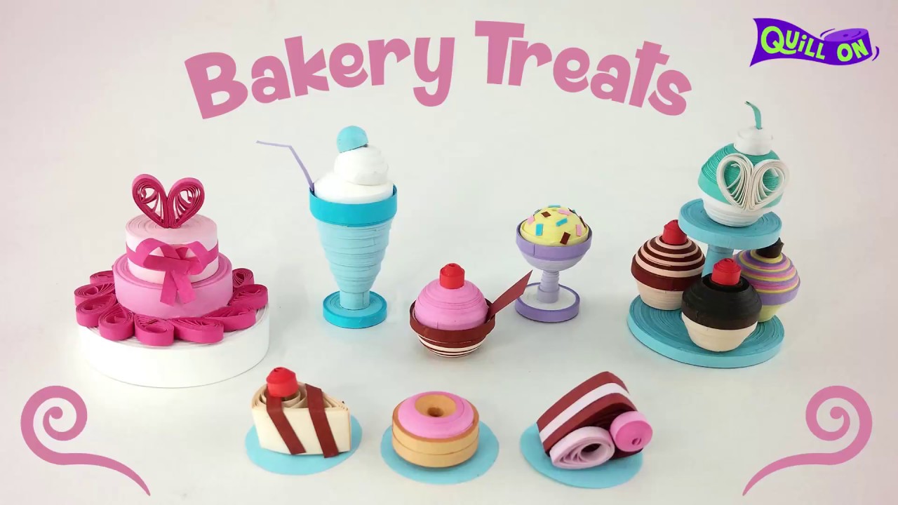 Quilling Cakes Ice Creams YouTube Quilling Cakes Ice Creams YouTube
