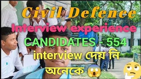 554 Civil Defence interview // My experience//WBP aspirants must watch