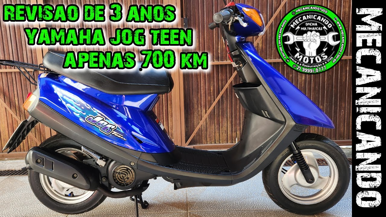 YAMAHA JOG TEEN 50 COM APENAS 700 KM - REVISÃO DE APÓS 3 ANOS - ESTAVA COM  PROBLEMAS? - MECANICANDO 