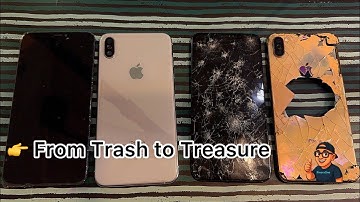 👉 iPhone XS Max Full Restoration | Frame & LCD Replacement | Broken to Like New | FixoraOne