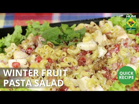 winter-fruit-pasta-salad-|-quick-recipe-|-masala-tv