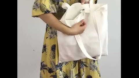 Túi tote vải canvas cao cấp trơn đựng đồ đi học đi chơi đi làm phong cách Hàn Quốc