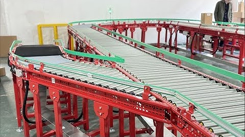 Automatic Sorting Conveyor System Warehouse Motorized Roller Conveyor