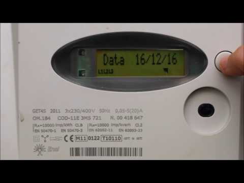 Lettura contatore di scambio enel youtube Come fare la lettura del contatore enel