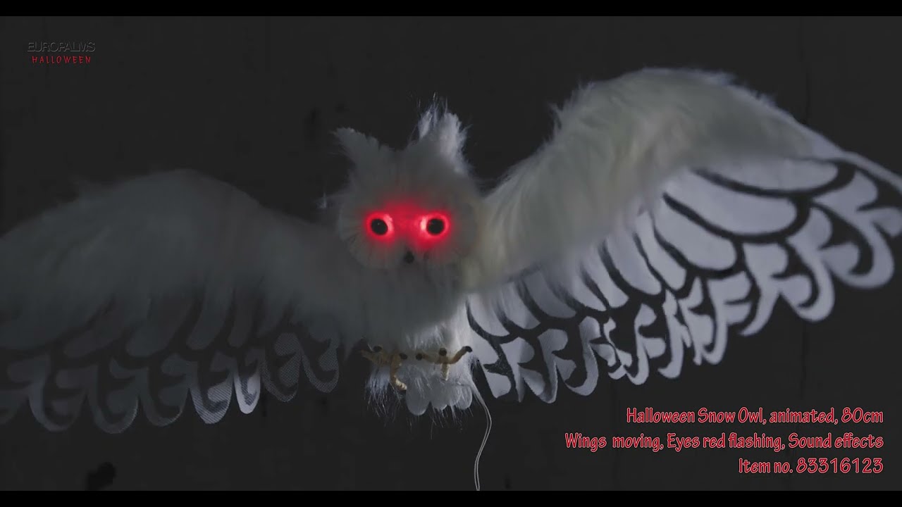 Snowy Owl Halloween Halo