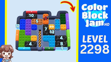 Color Block Jam Level 1390 (2298) Solution Walkthrough