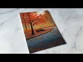 Autumn Painting Idea Easy Acrylic Painting For Beginners