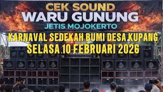 Cek Sound Warugununglor Desa Kupang Jetis Mojokerto Selasa 10 Februari 2026