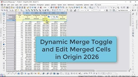 Dynamic Merge Worksheet Cells