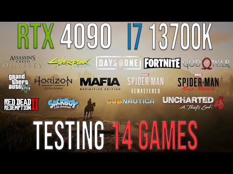 14 Games in 4K Max Settings | RTX 4090 + I7 13700K