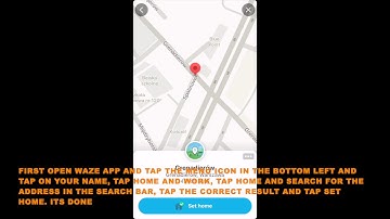 HOW TO CHANGE OR EDIT HOME ADDRESS IN WAZE APP (IOS)