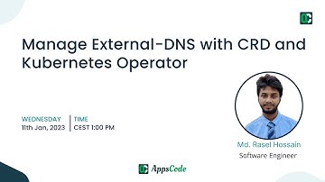 Manage External-DNS with CRD and Kubernetes Operator