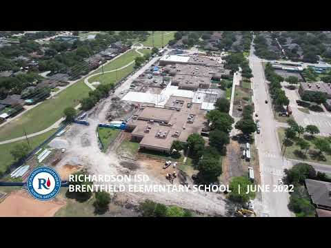 WRA Architects | Richardson ISD Brentfield Elementary School | June 2022 | Construction Update