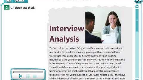 Aspect 11 module 3d p42 ex 2 interview analysis listening