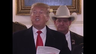 SHOCKING 🔴 President Trump EXPOSES Democrat Lies on Border Security at meeting with Local Sheriffs