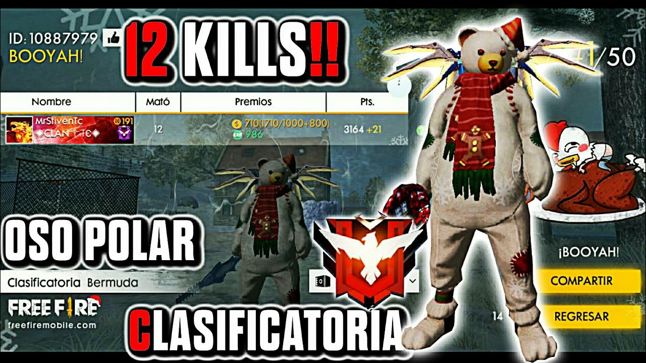 FREE FIRE | Â¡LA SKIN DE OSO POLAR EN CLASIFICATORIA! by The ... - 