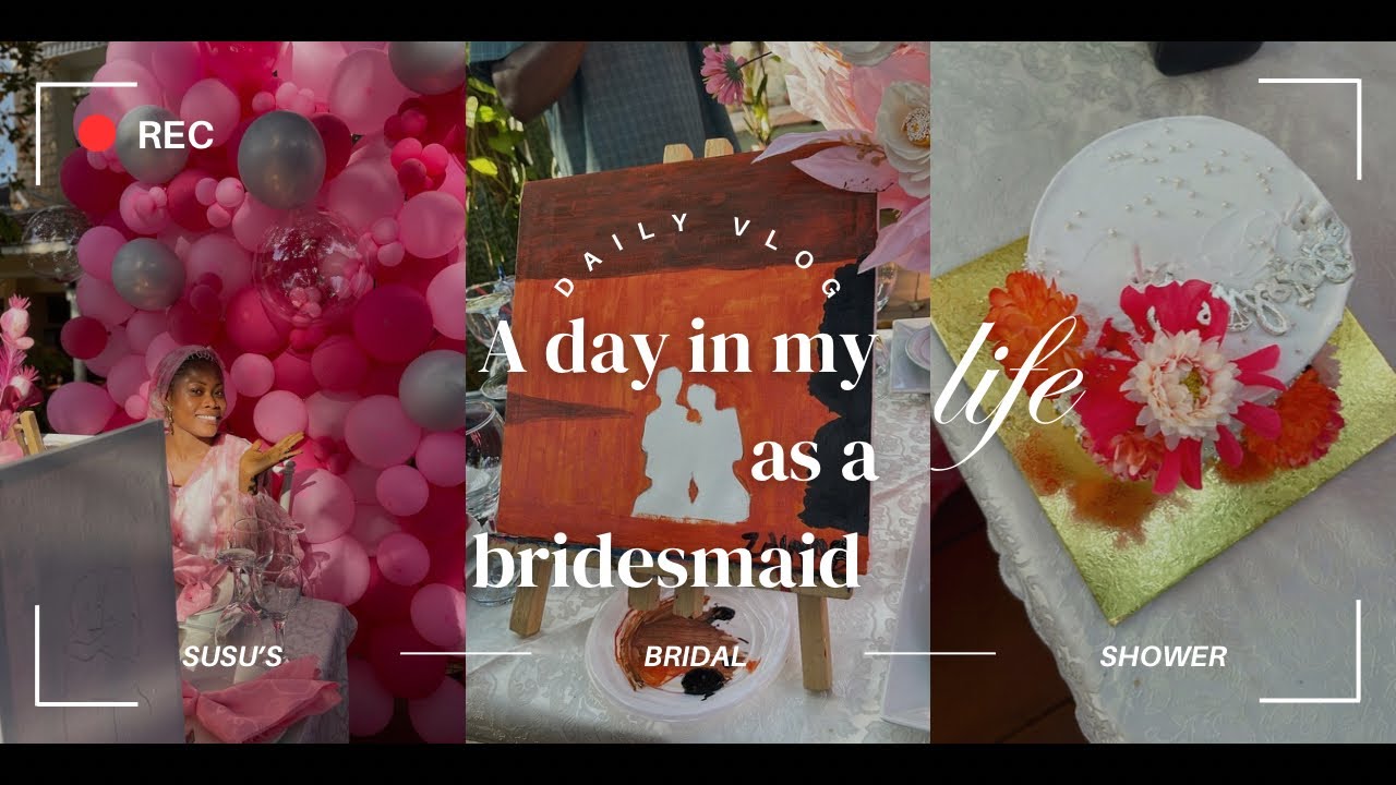 IN MY BRIDESMAID ERA( bridal shower/ sip and paint/decor/gist /dance)