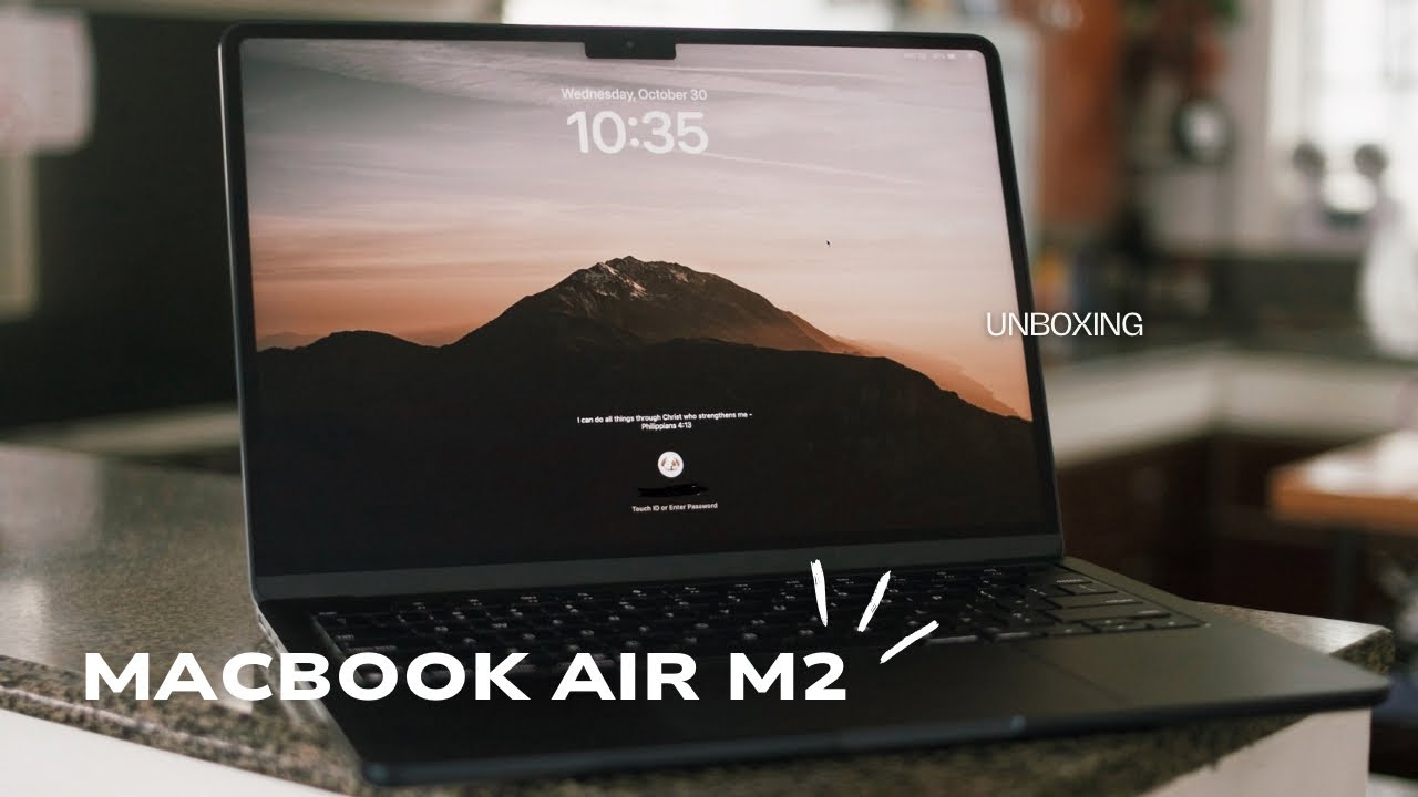 Unboxing | Macbook Air M2 in Midnight
