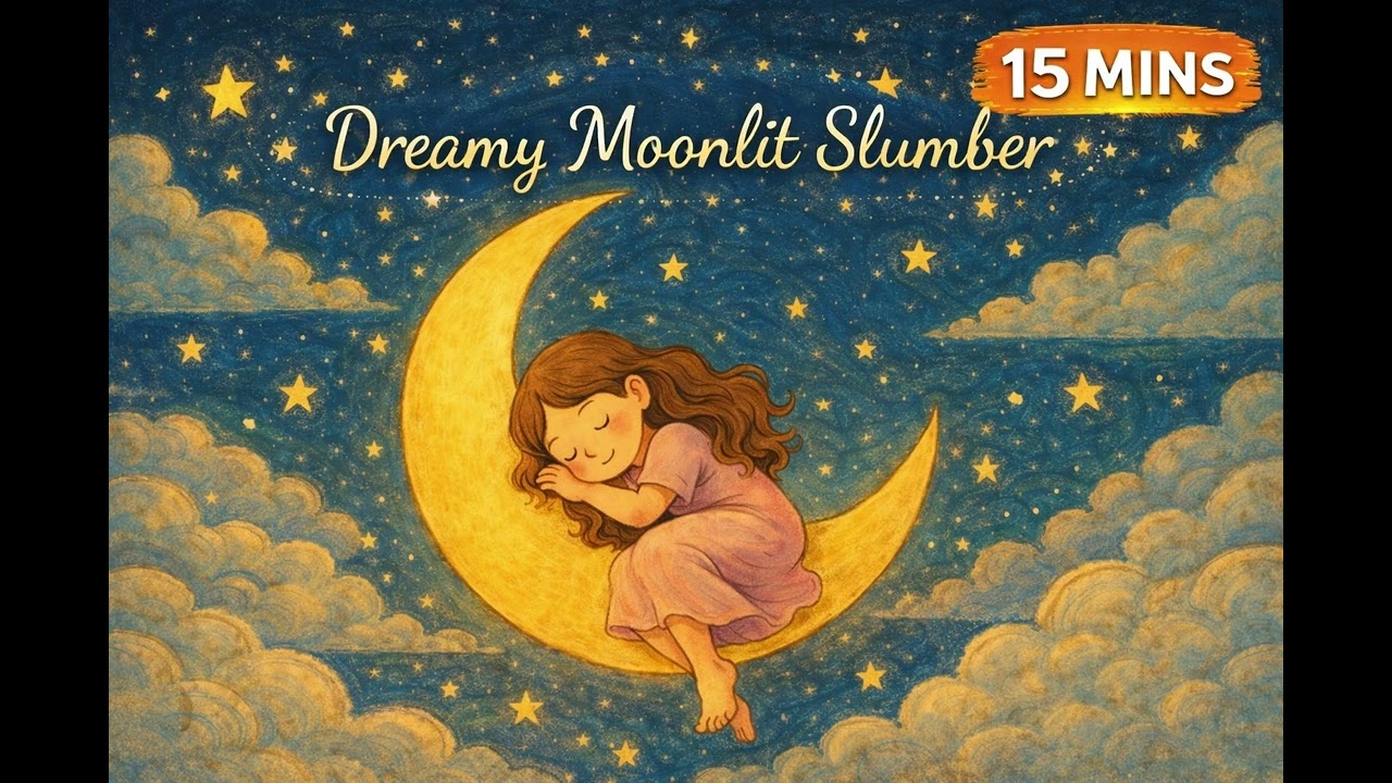 Dreamy Moonlit Slumber 🌙 15 Minute Baby Lullaby