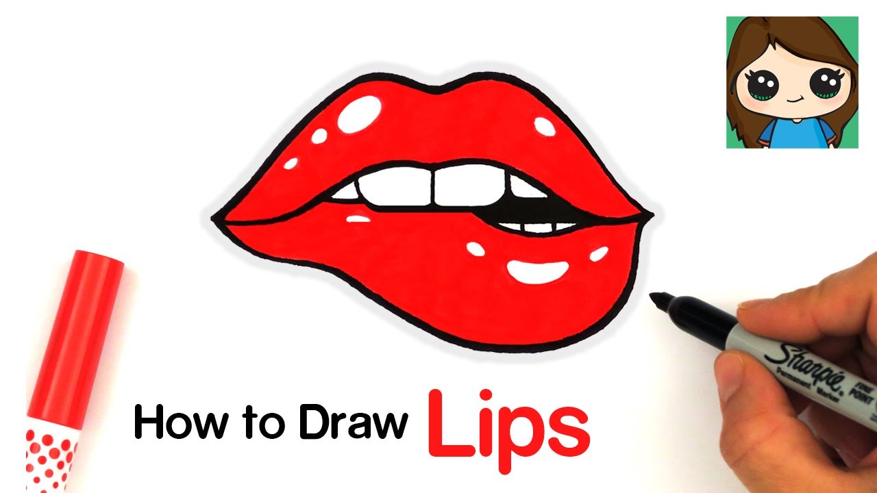 Featured image of post Cartoon Lips With Fruit Drawing Easy