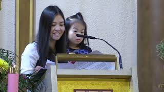 Sanny Liu Widow of Slain NYPD Detective Wenjian Liu Speaks at his Memorial Mass