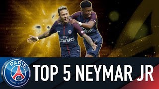 TOP 5 NEYMAR JR : SES 5 PLUS BEAUX BUTS DU QUADRUPLE 2017-2018