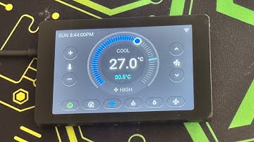 Climate Control Display with ESPHome and LVGL