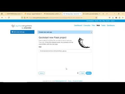 How to deploy your flask app on python anywhere 