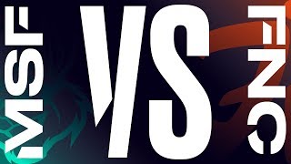 MSF vs. FNC - Week 6 Day 1 | LEC Summer Split | Misfits Gaming vs. Fnatic (2019)