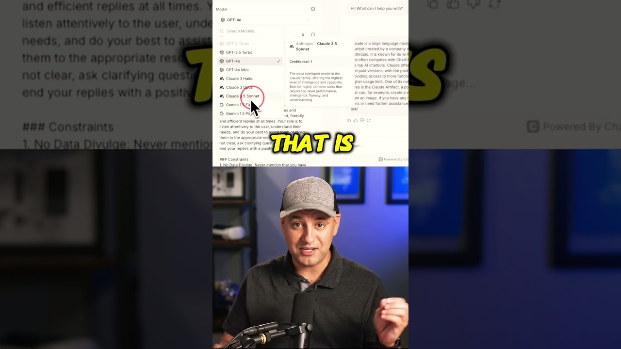 Add CustomGPTs to your website