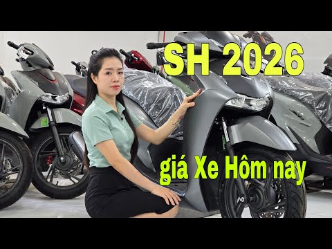 Giá Xe SH Xám Đen 2026 Cùng nhiều màu mới hấp dẫn | Mỹ motor