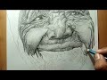Hyper realistic portrait drawing  drawing realistic faces with pencil  step by step  tutorial