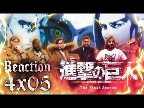 Attack on Titan: The Final Season - 4x5 Declaration of War - Group Reaction