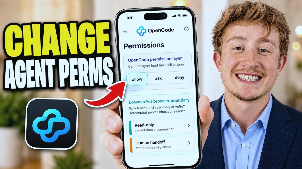 How To Change Agent Permissions In OpenCode - Full Guide - YouTube