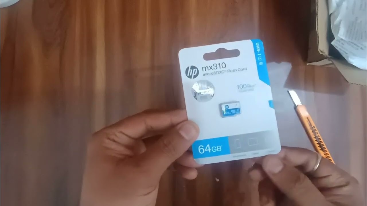 HP 64GB MicroSD Memory Card SDXC mx310 Class 10, UHS-I, U1 Card @530₹ unboxing 