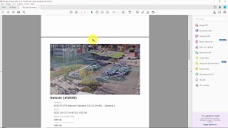 How to create a PDF report with high quality images using AXIS Optimizer screenshot 1