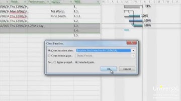 How to Use Baselines Tutorial in Microsoft Project 2013
