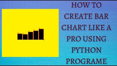 HOW TO CREATE BAR GRAPH LIKE PRO USING TURTLE IN PYTHON