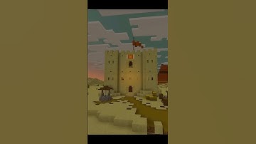 showcase of a desert castle I made #minecraft
