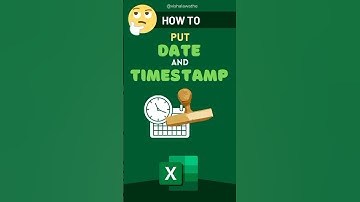 Put Date And Timestamp in Excel #viral #trending #reels #shorts #excel