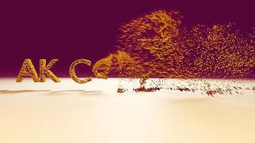 Text Transition Effect Particle system | Blender